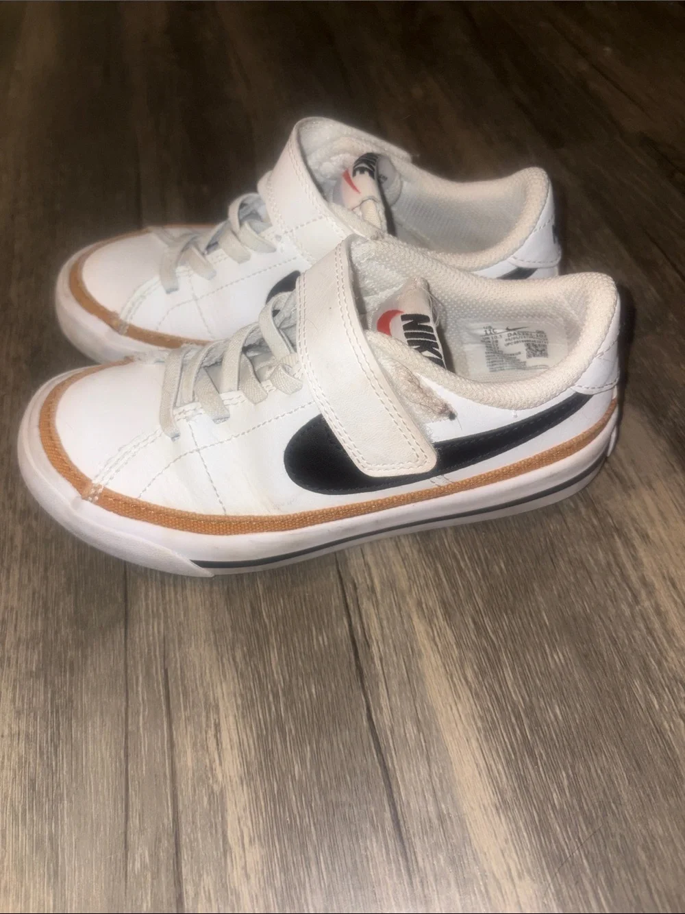 NIKE Toddler Kids Court Legacy Adjustable Strap Closure Casual size 13
